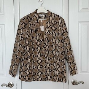 Public Desire Animal Snakeskin Print Halloween Jacket Suit